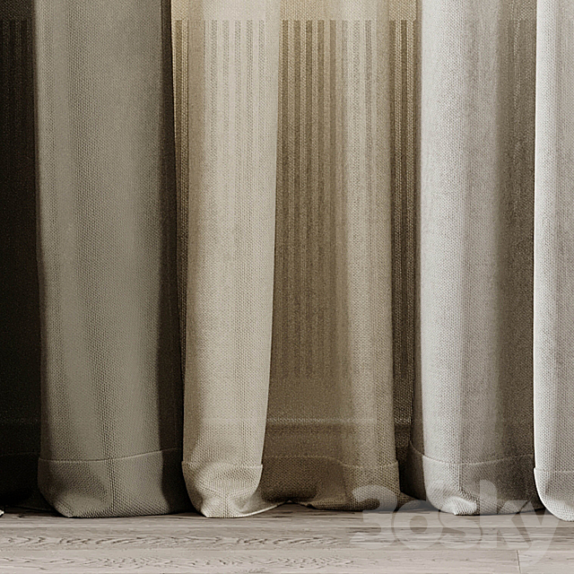 CURTAINS 548C 3DS Max Model - thumbnail 3