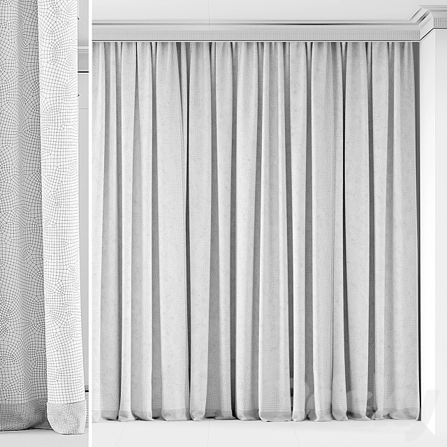 CURTAINS 548C 3DS Max Model - thumbnail 4