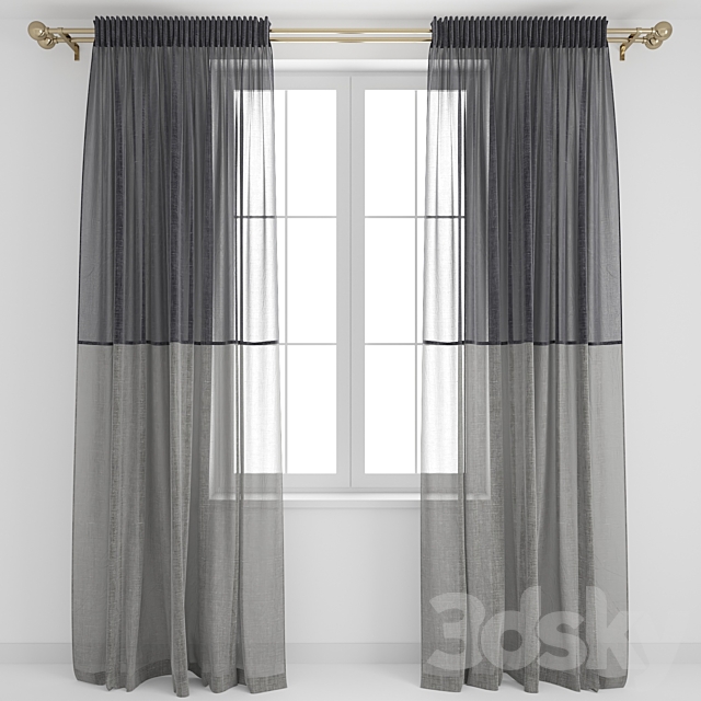 Curtains 6 3ds Max - thumbnail 1