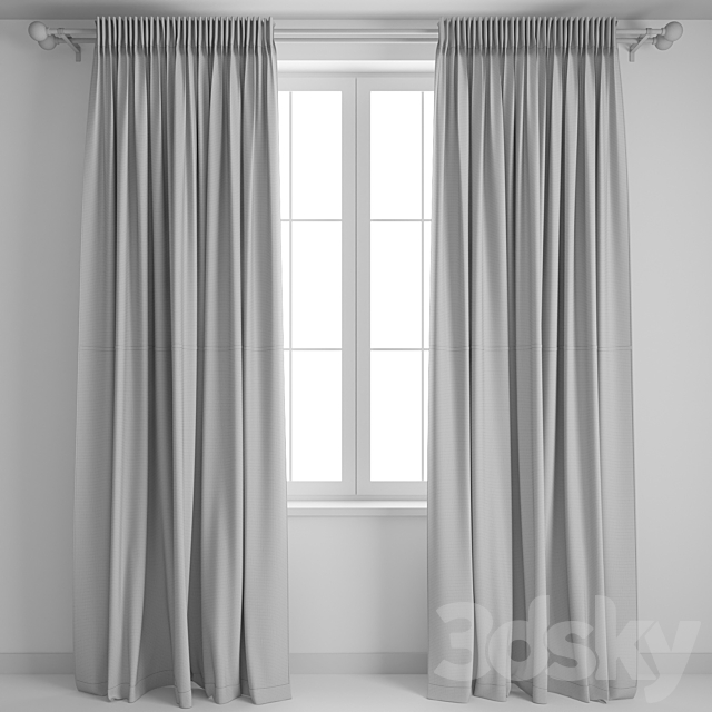 Curtains 6 3ds Max - thumbnail 2