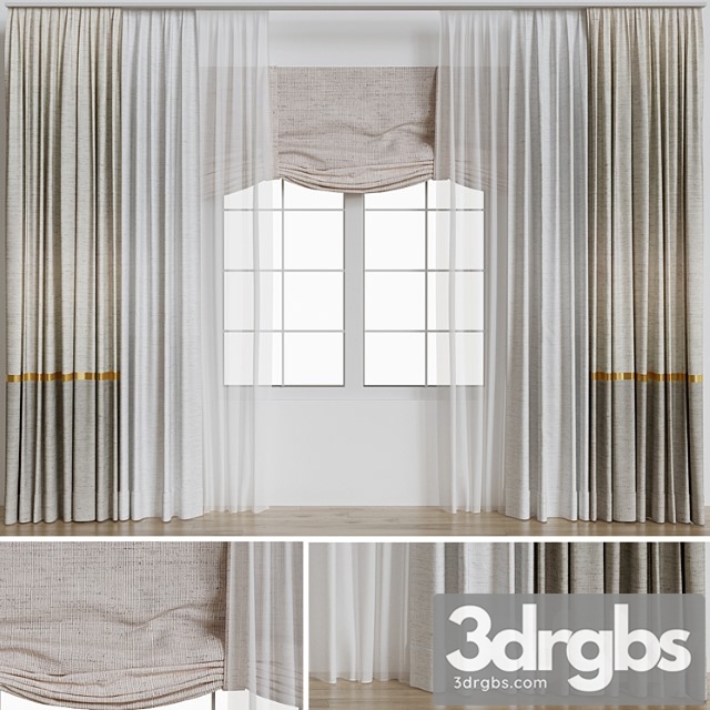 Curtains 6 5 3dsmax Download - thumbnail 1