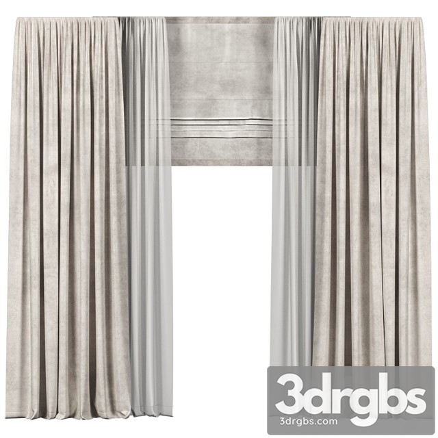 Curtains 674 3dsmax Download - thumbnail 1