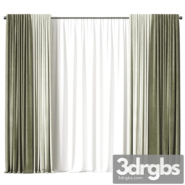 Curtains 758 3dsmax Download - thumbnail 1