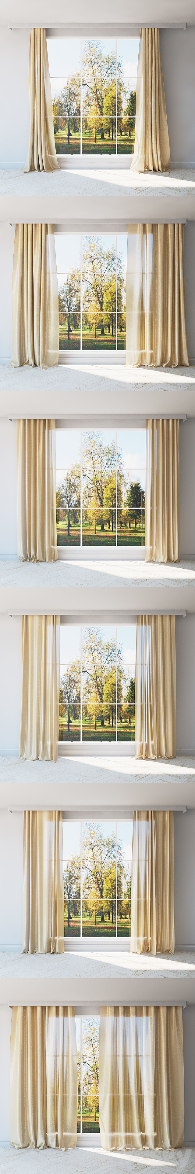 Curtains. A set of 12 models 3DSMax File - thumbnail 2