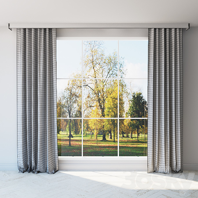 Curtains. A set of 12 models 3DSMax File - thumbnail 3