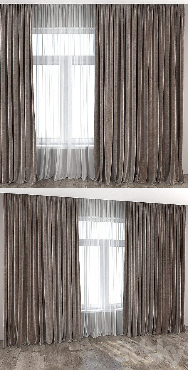 Curtains and Tulle 12 3DSMax File - thumbnail 2