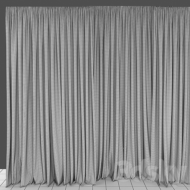 Curtains and Tulle 12 3DSMax File - thumbnail 3