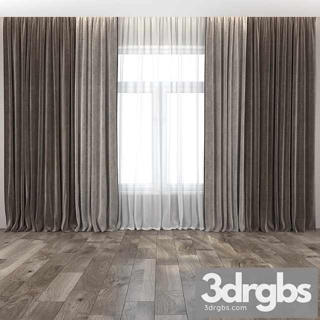 Curtains and Tulle 14 1 3dsmax Download - thumbnail 1