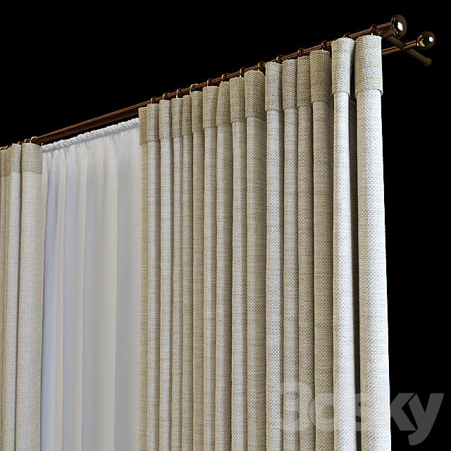 Curtains Ardeko 3DSMax File - thumbnail 2