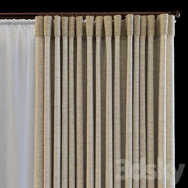 Curtains Ardeko 3DSMax File - thumbnail 3