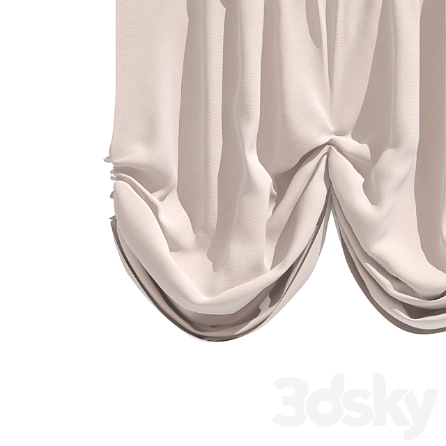 Curtains Austrian 26 3DSMax File - thumbnail 2