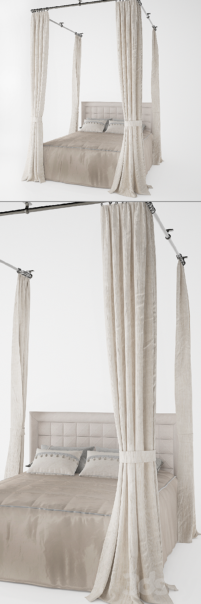 Curtains- baldachin 3DSMax File - thumbnail 2