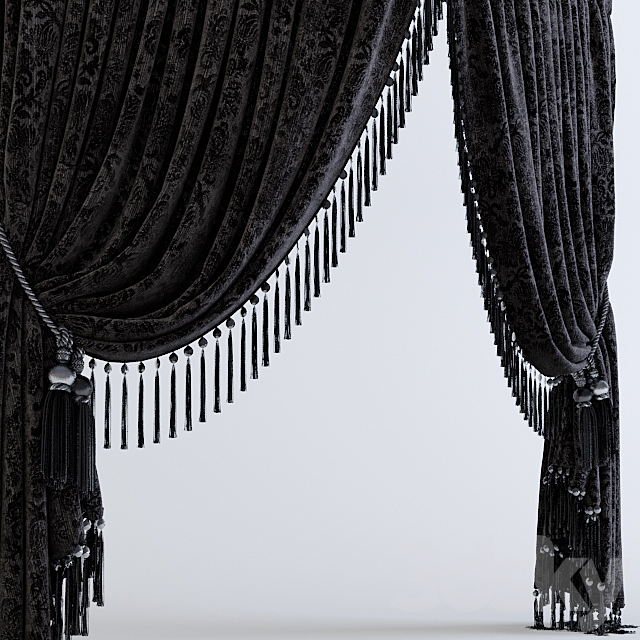 Curtains Classic 3ds Max - thumbnail 1