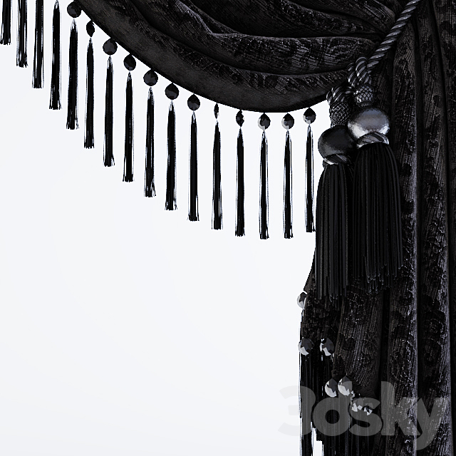 Curtains Classic 3ds Max - thumbnail 2