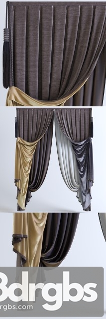 Curtains classic 3dsmax Download - thumbnail 1