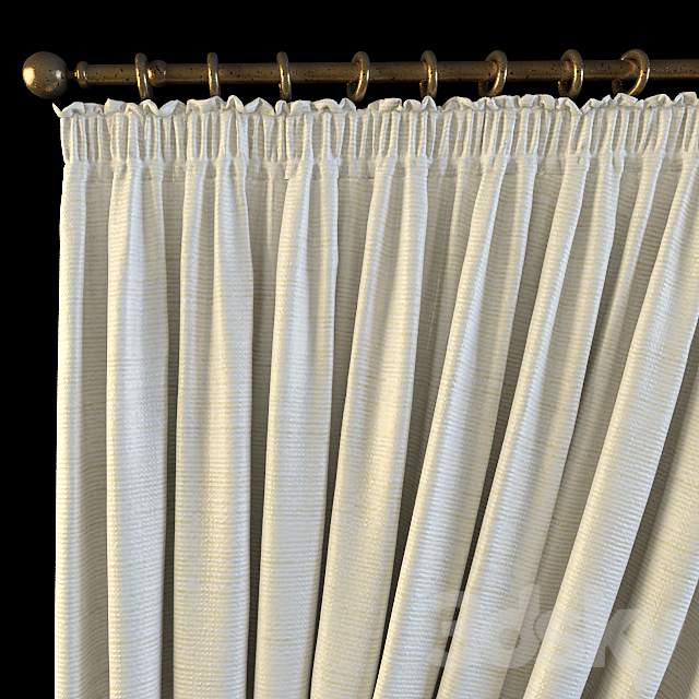 Curtains classic 3DSMax File - thumbnail 2