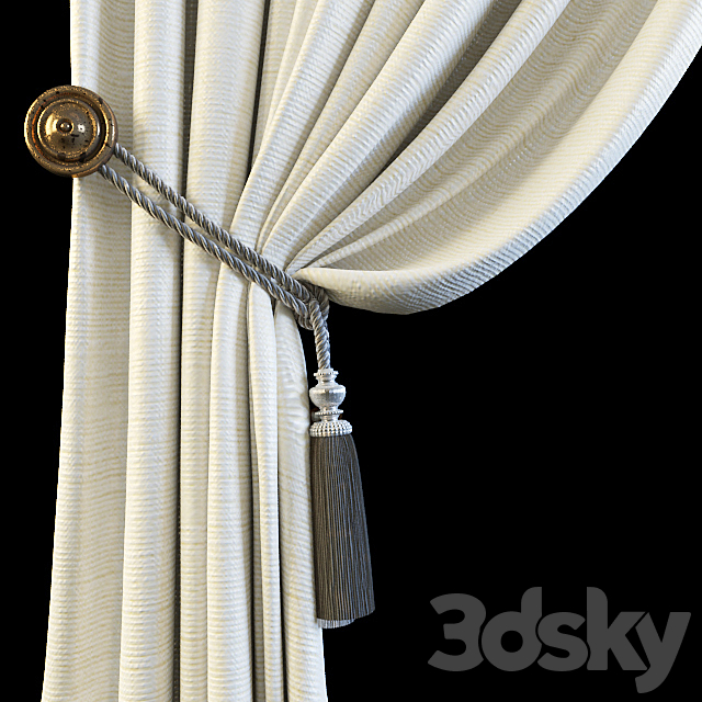 Curtains classic 3DSMax File - thumbnail 3