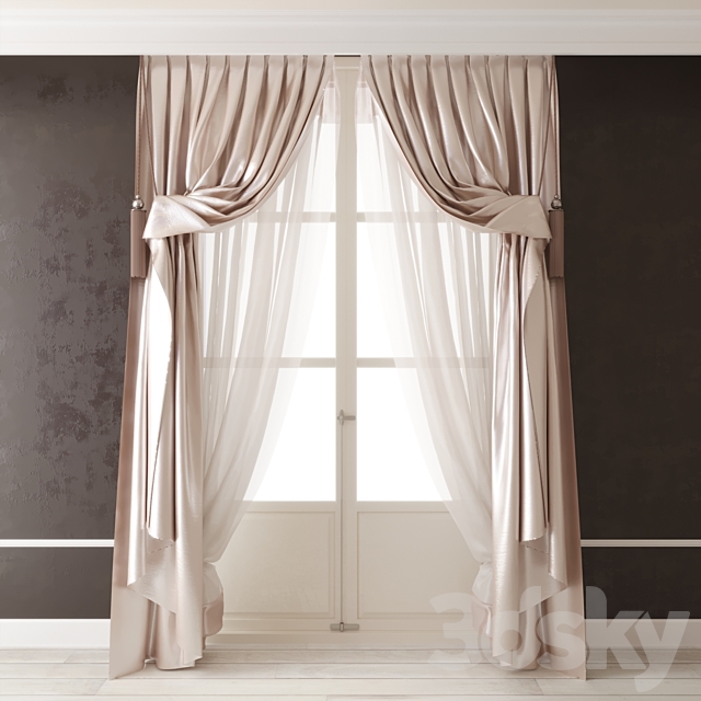 Curtains classic 3DSMax File - thumbnail 1