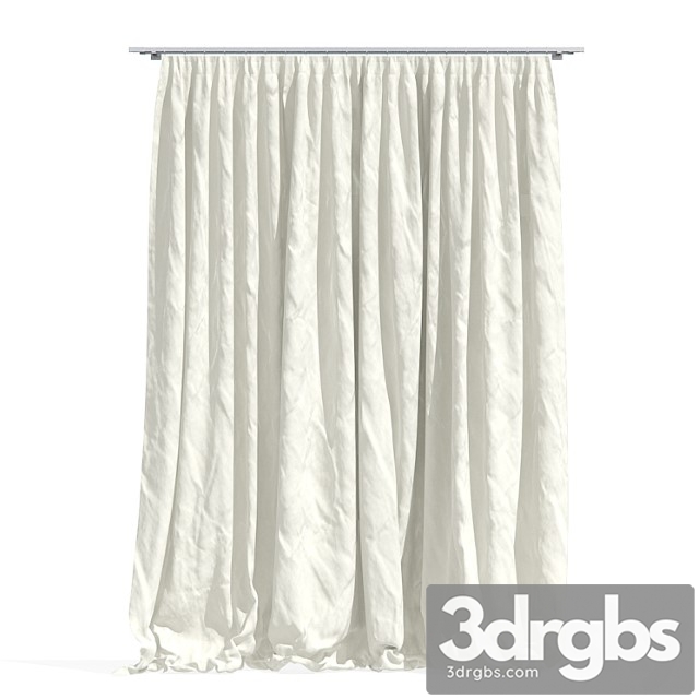 Curtains Crumpled 38 3dsmax Download - thumbnail 1