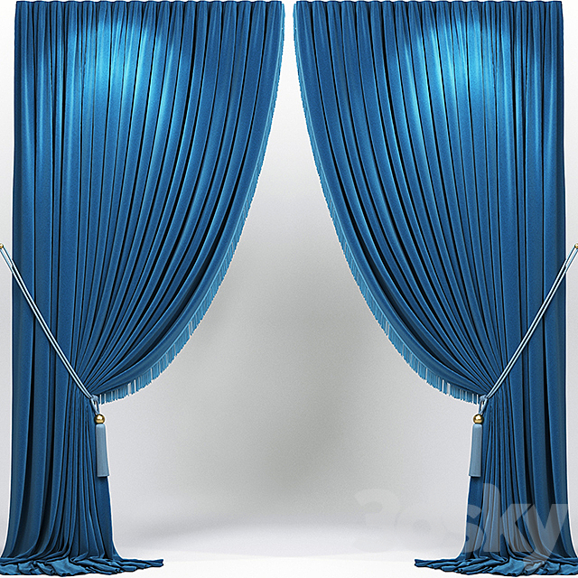 Curtains. Curtain 3DSMax File - thumbnail 1