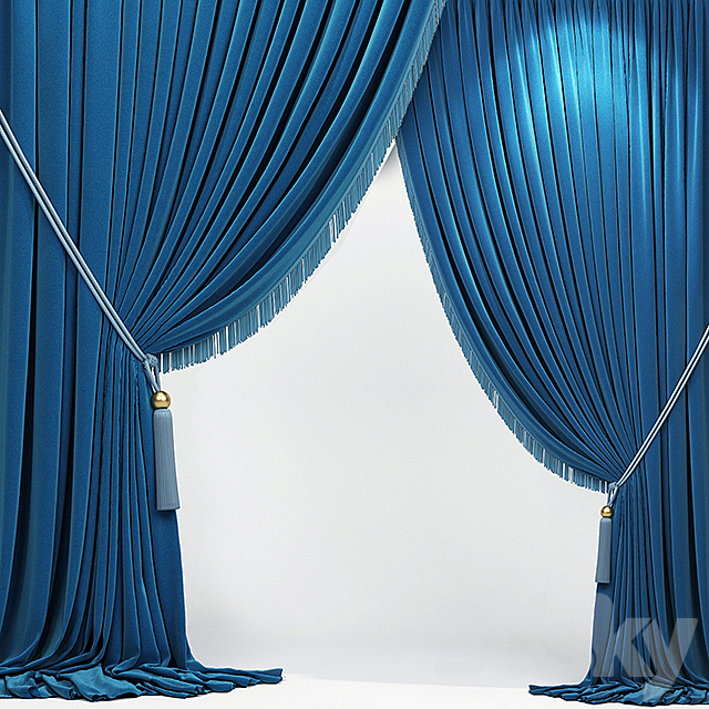 Curtains. Curtain 3DSMax File - thumbnail 2