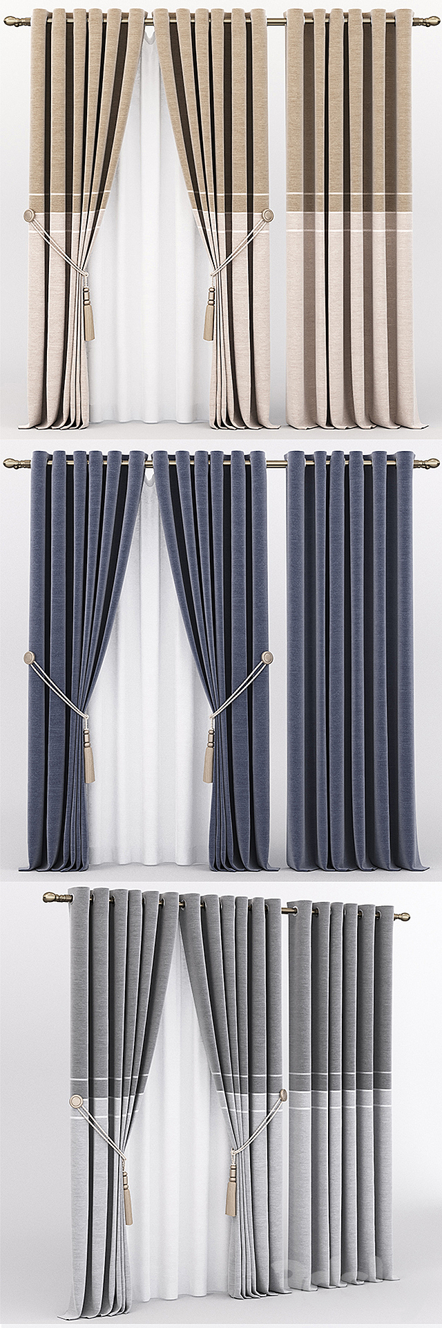 Curtains. curtain 3DSMax File - thumbnail 2