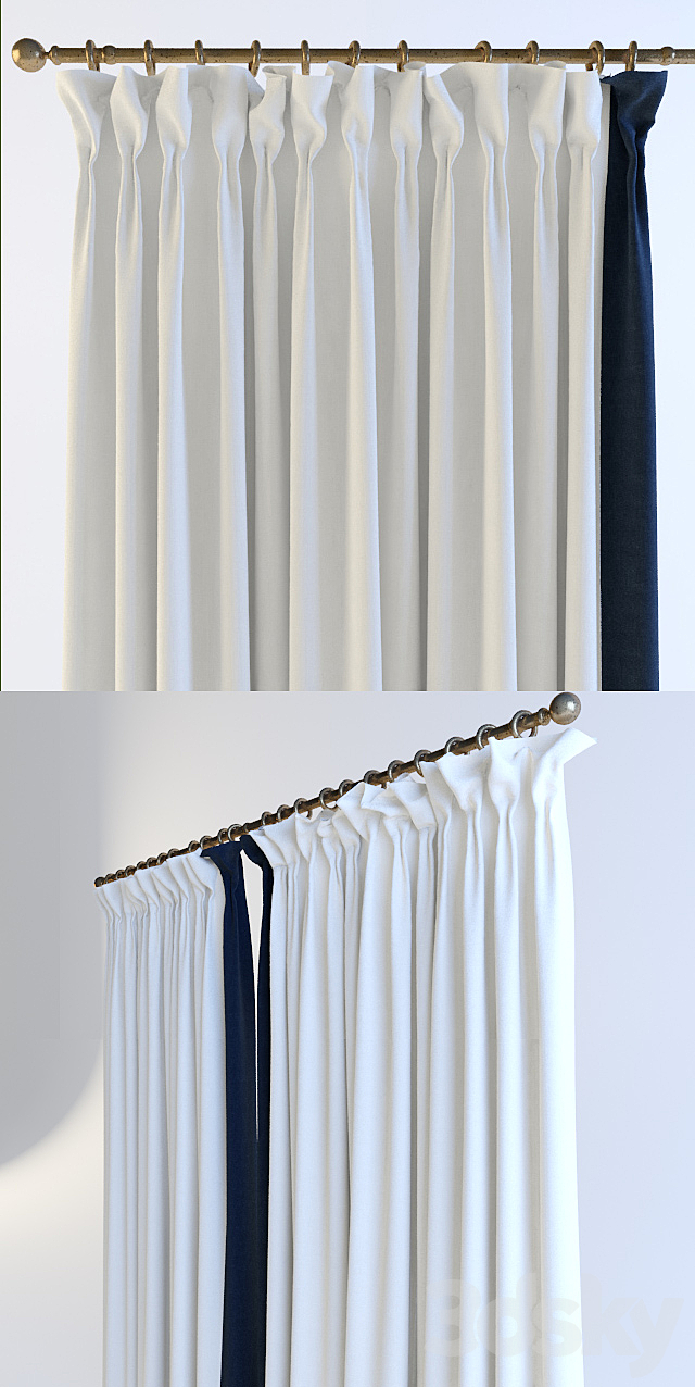 Curtains direct 3ds Max - thumbnail 2