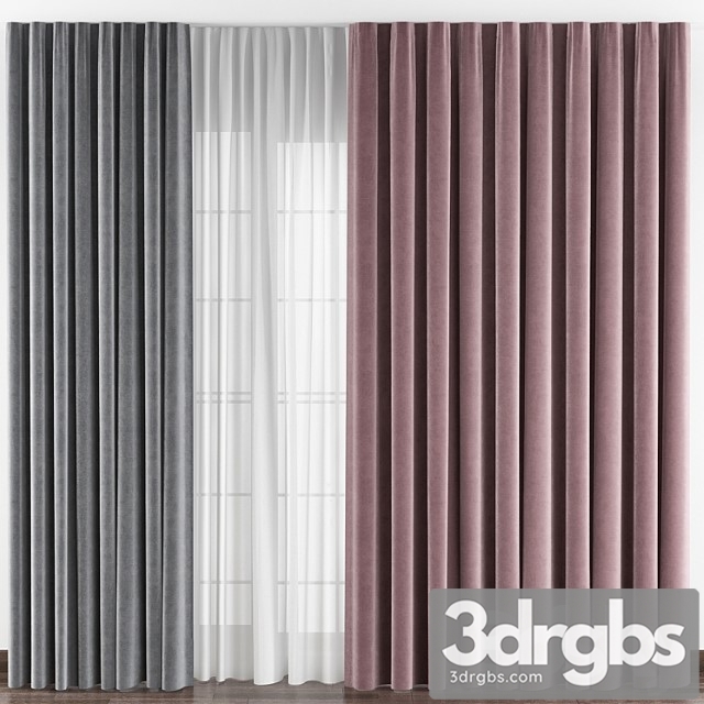 Curtains № 016 3dsmax Download - thumbnail 1