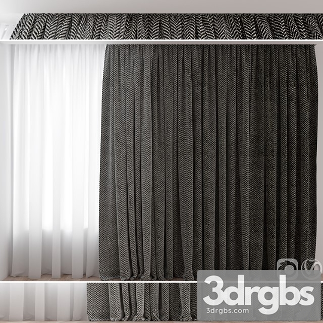 Curtains №3 3dsmax Download - thumbnail 1