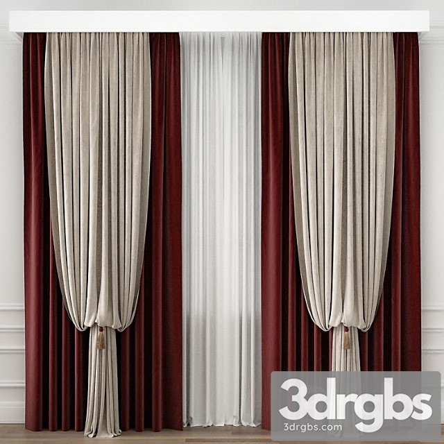 Curtains for Interior 52 3dsmax Download - thumbnail 1