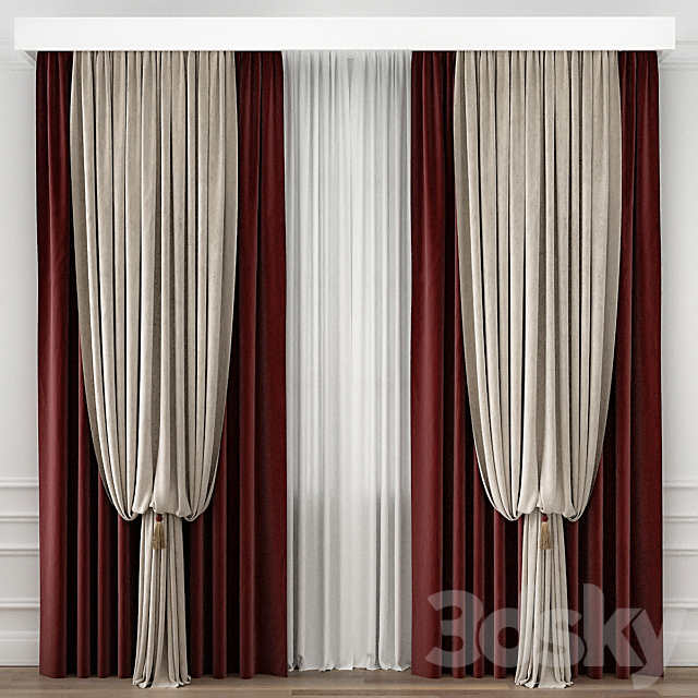 Curtains for interior ?52 3DSMax File - thumbnail 1