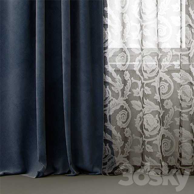 Curtains For interiors- 4 3DSMax File - thumbnail 3