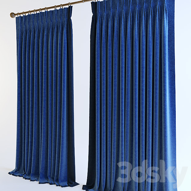 Curtains. French Twist 3ds Max - thumbnail 1