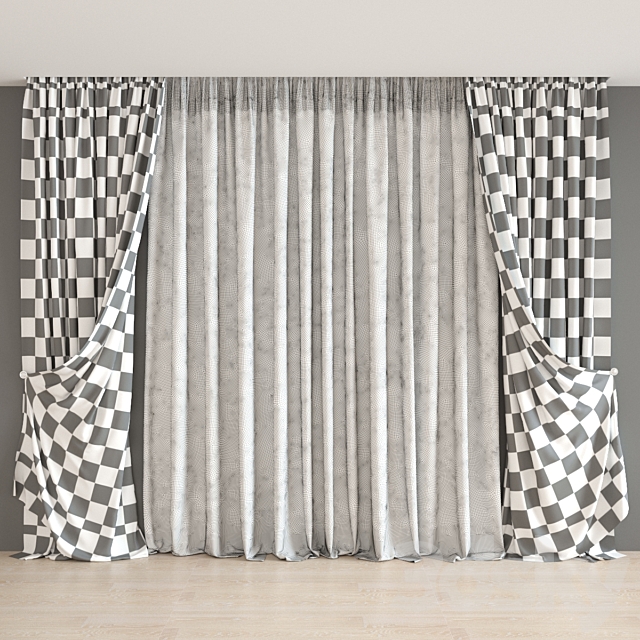 Curtains from the textile house Togas (part 2) 3DSMax File - thumbnail 2