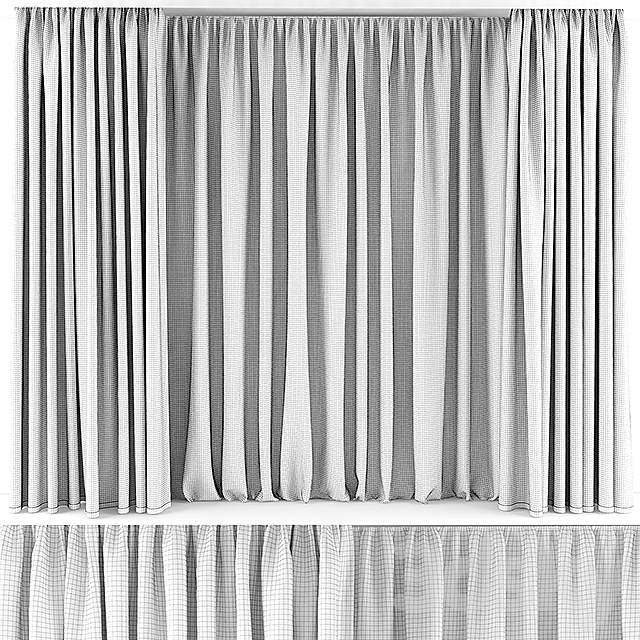 CURTAINS GREY 3DSMax File - thumbnail 2