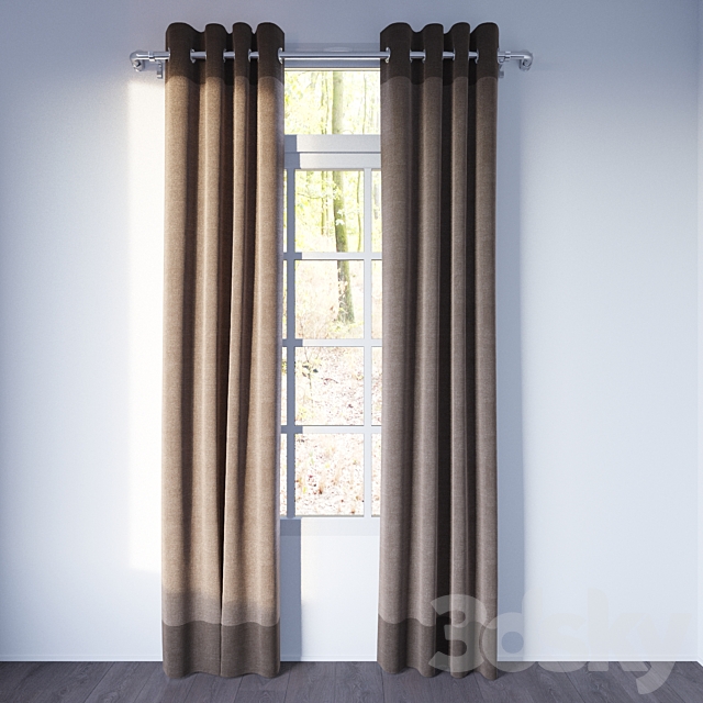 curtains ikea sanela 3DSMax File - thumbnail 1