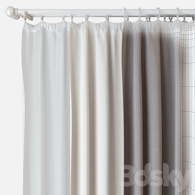 Curtains m03 3DSMax File - thumbnail 2