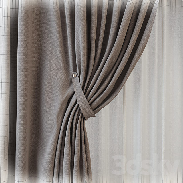 Curtains m07 3DSMax File - thumbnail 2