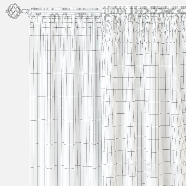 Curtains m09 3DSMax File - thumbnail 2