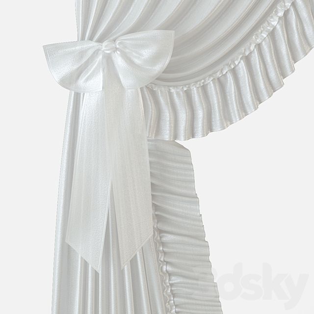 Curtains m12 3ds Max - thumbnail 2