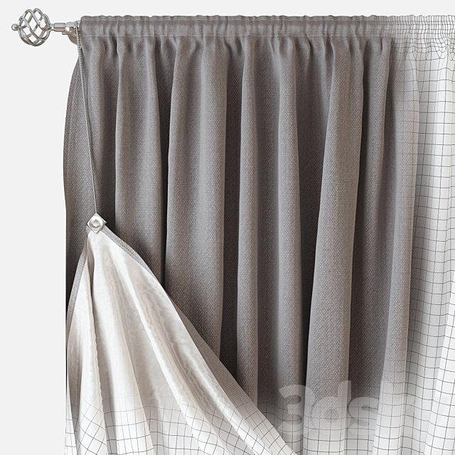 Curtains m13 3DSMax File - thumbnail 2