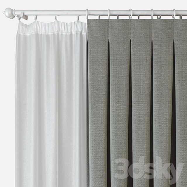 Curtains m23 3DSMax File - thumbnail 2