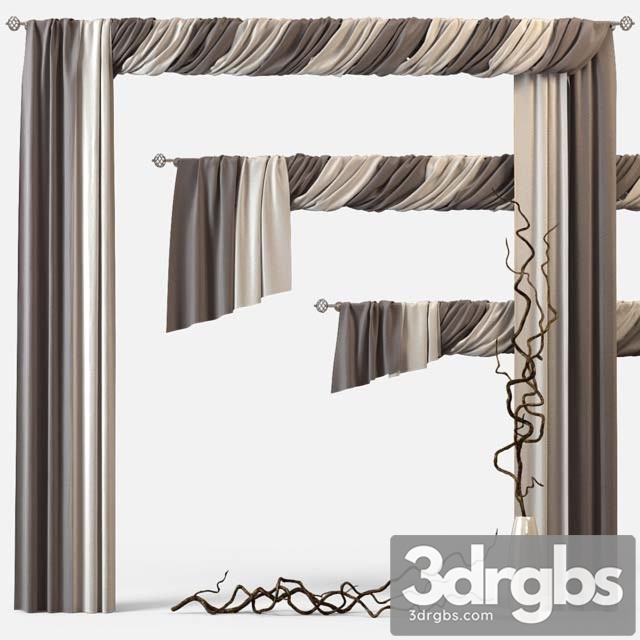 Curtains M28 3dsmax Download - thumbnail 1