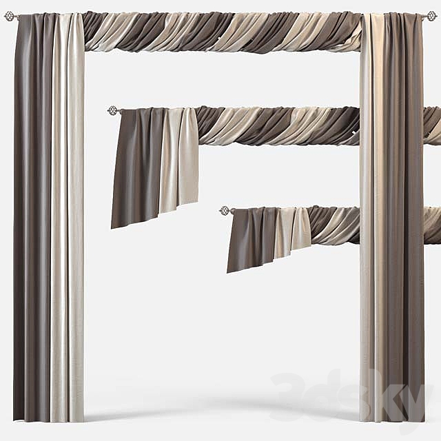 Curtains m29 3DSMax File - thumbnail 2