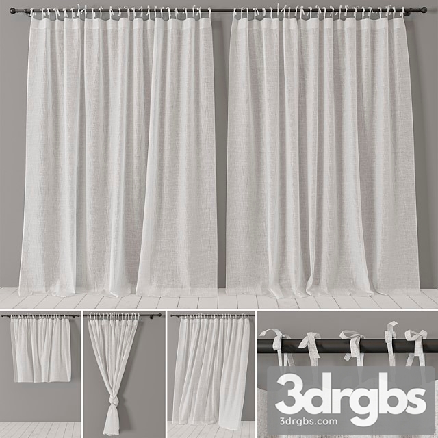 Curtains magic linen 3dsmax Download - thumbnail 1