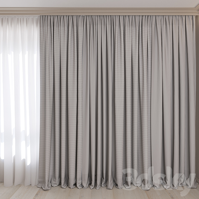 Curtains No. 10 3DS Max Model - thumbnail 2