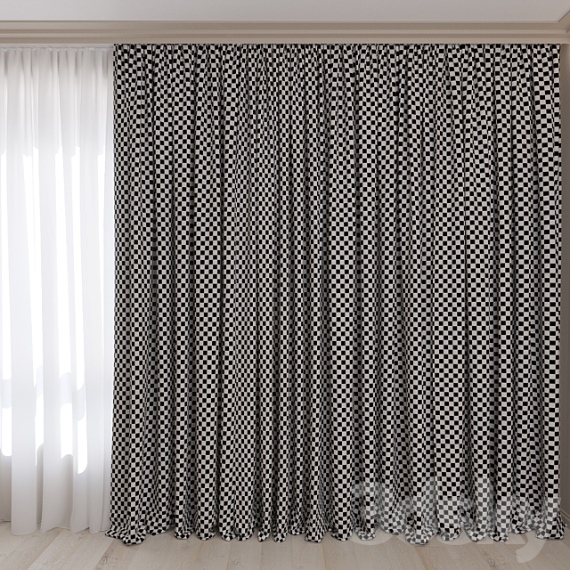 Curtains No. 10 3DS Max Model - thumbnail 3