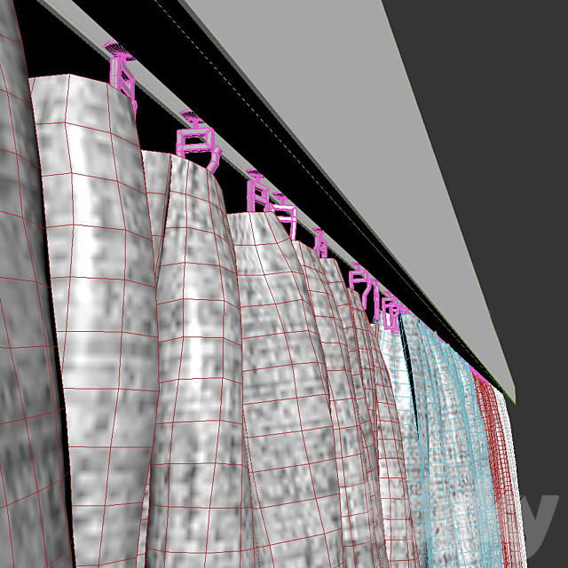 Curtains No. 10 3DS Max Model - thumbnail 5