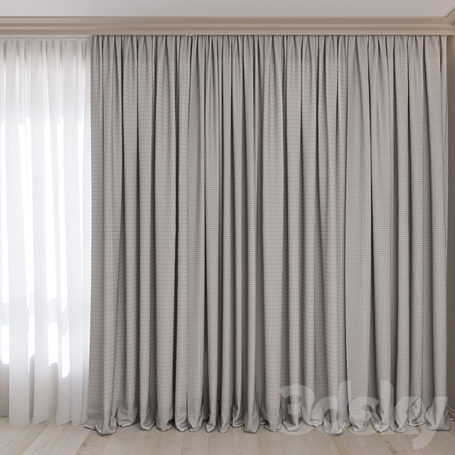 Curtains No. 11 3ds Max - thumbnail 2