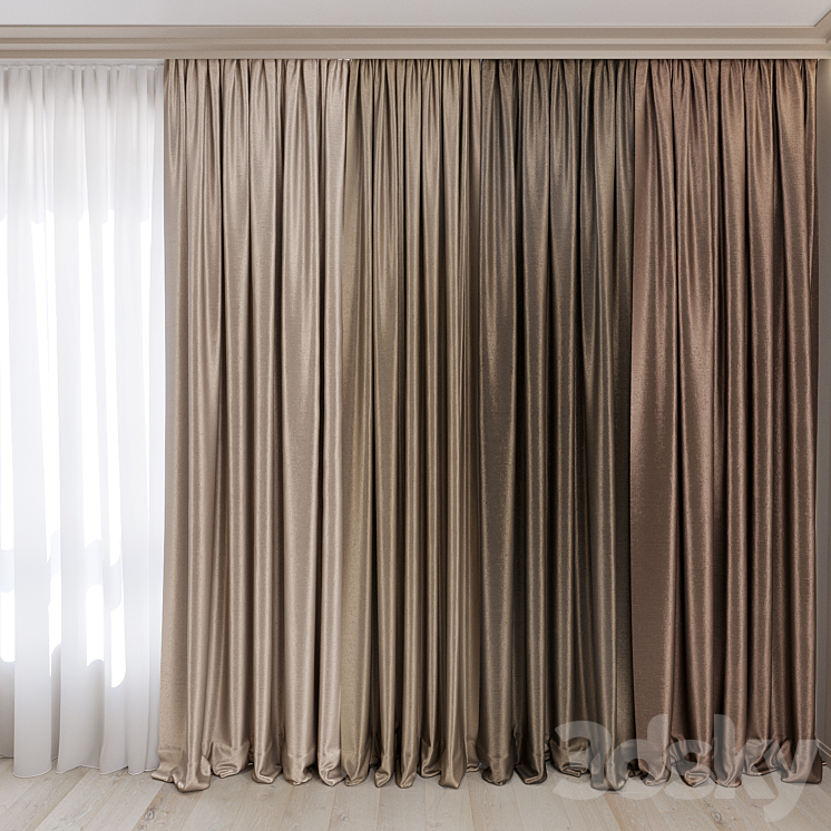 Curtains No. 15 3DS Max - thumbnail 1